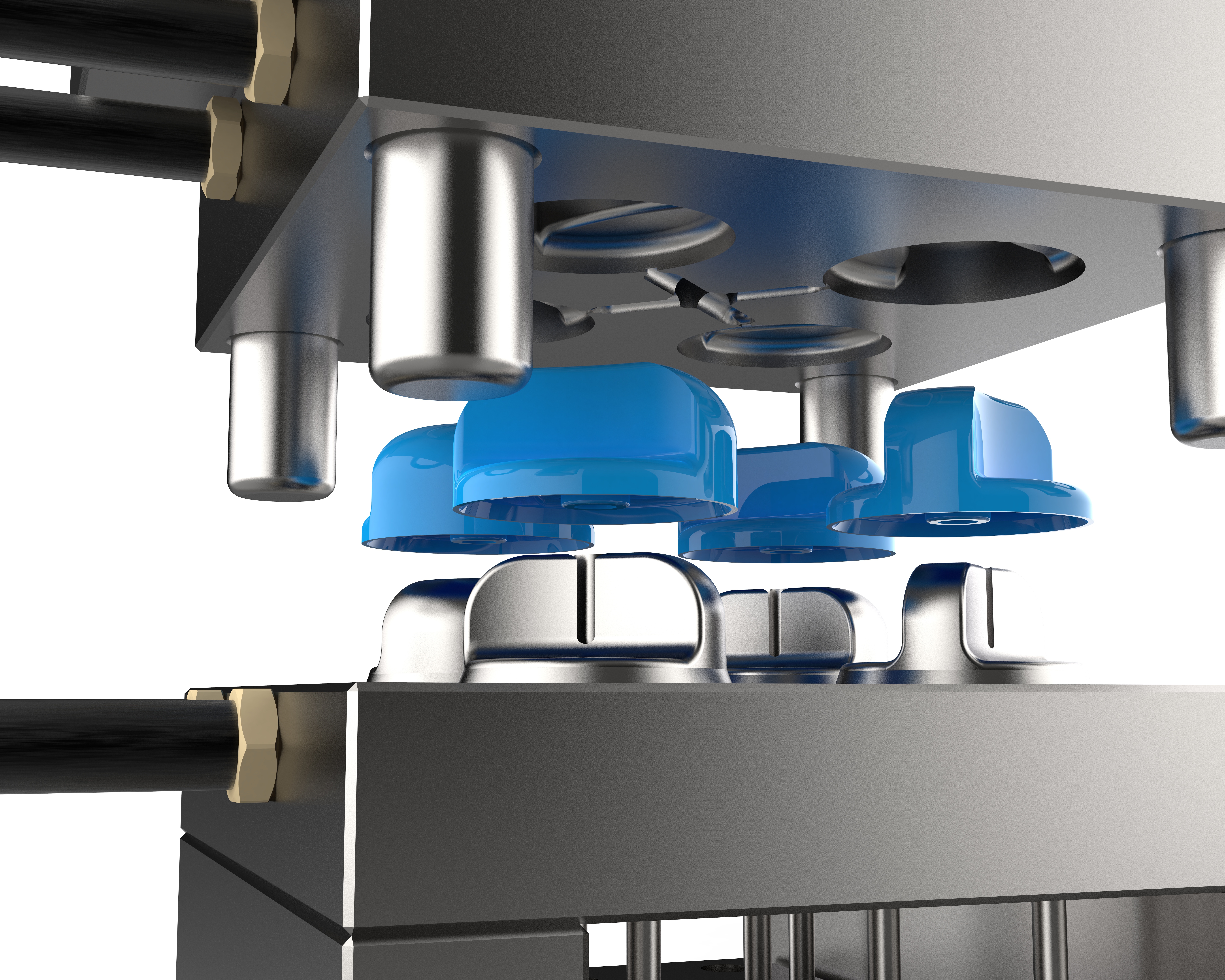 Injection molding process visual